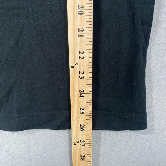 Alpha Forward Attack The Day Logo Short Sleeve Black T Shirt Womans Size Small - Picture 5 of 8